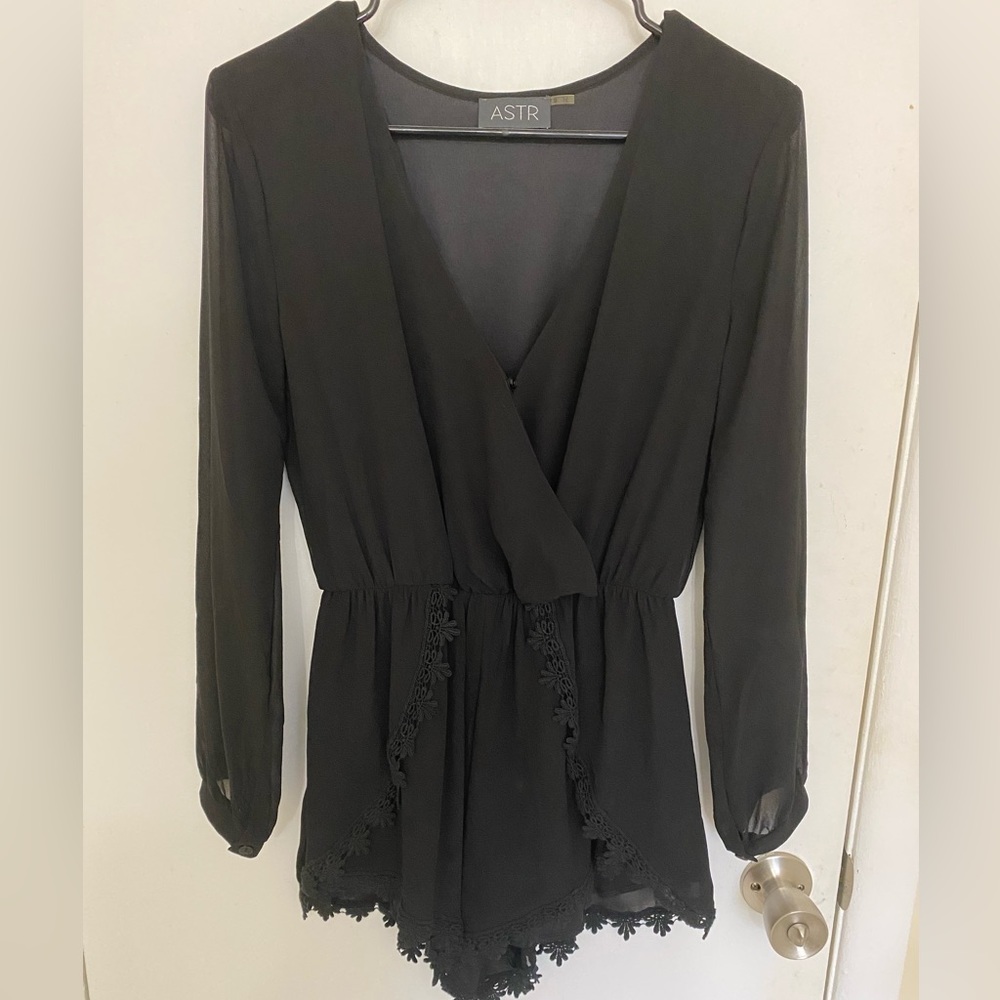 ASTR the Label black romper